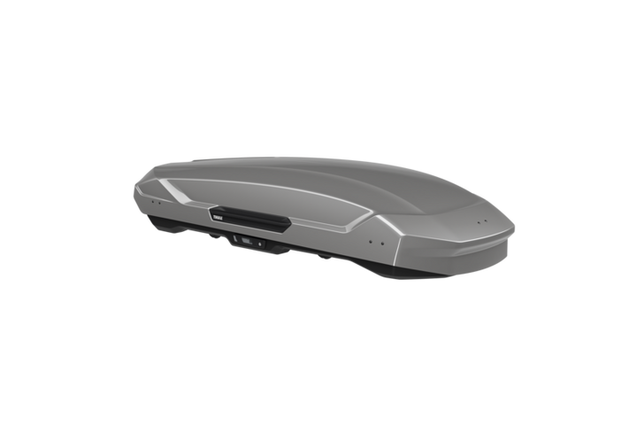 A black Thule Motion 3 XL titan roof box