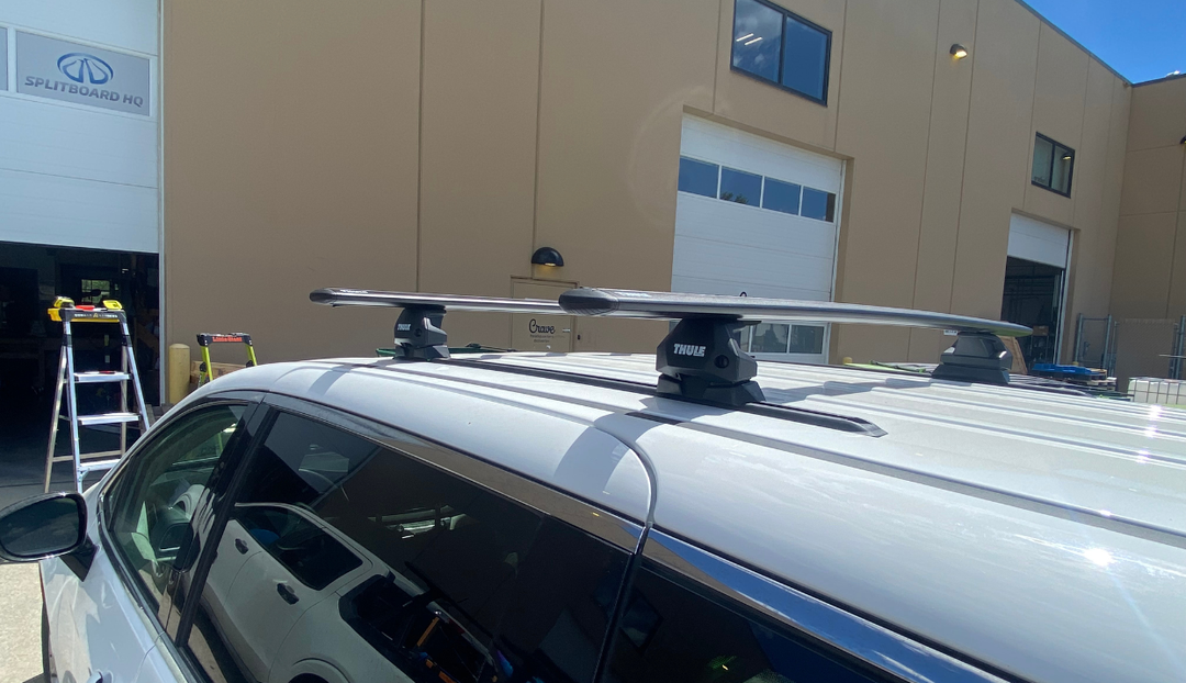Thule Track Roof Rack Installation on a 2024 Grand Caravan