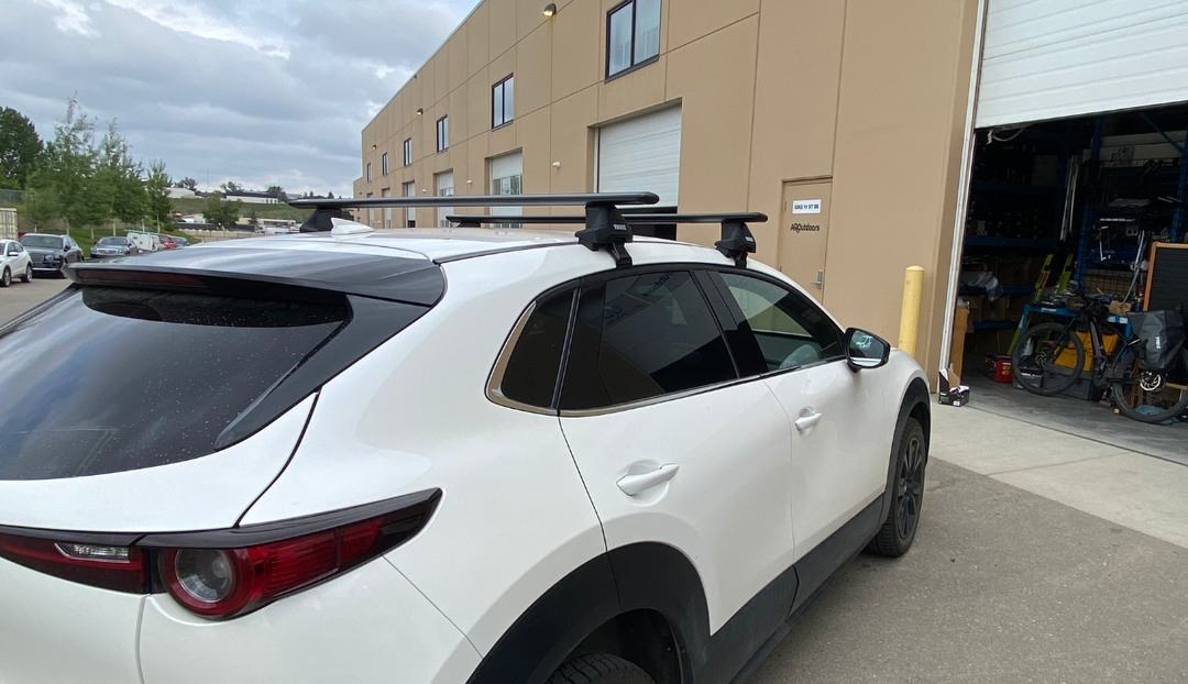 Thule Evo Clamp Roof Rack Installation on a Mazda CX-30