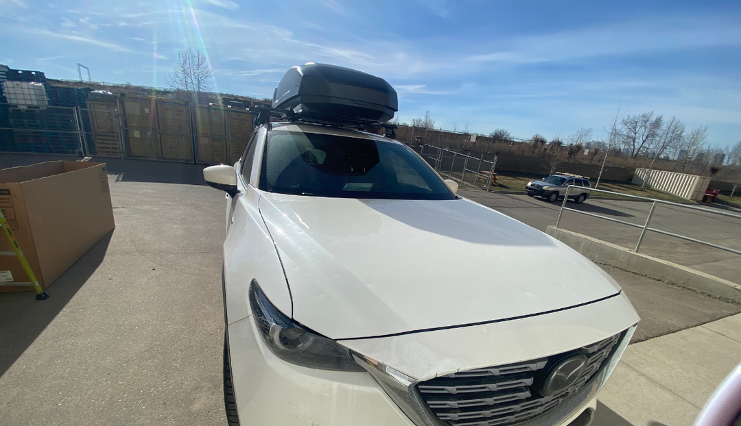 Thule Evo Clamp Roof Rack Installation on a Mazda CX-9