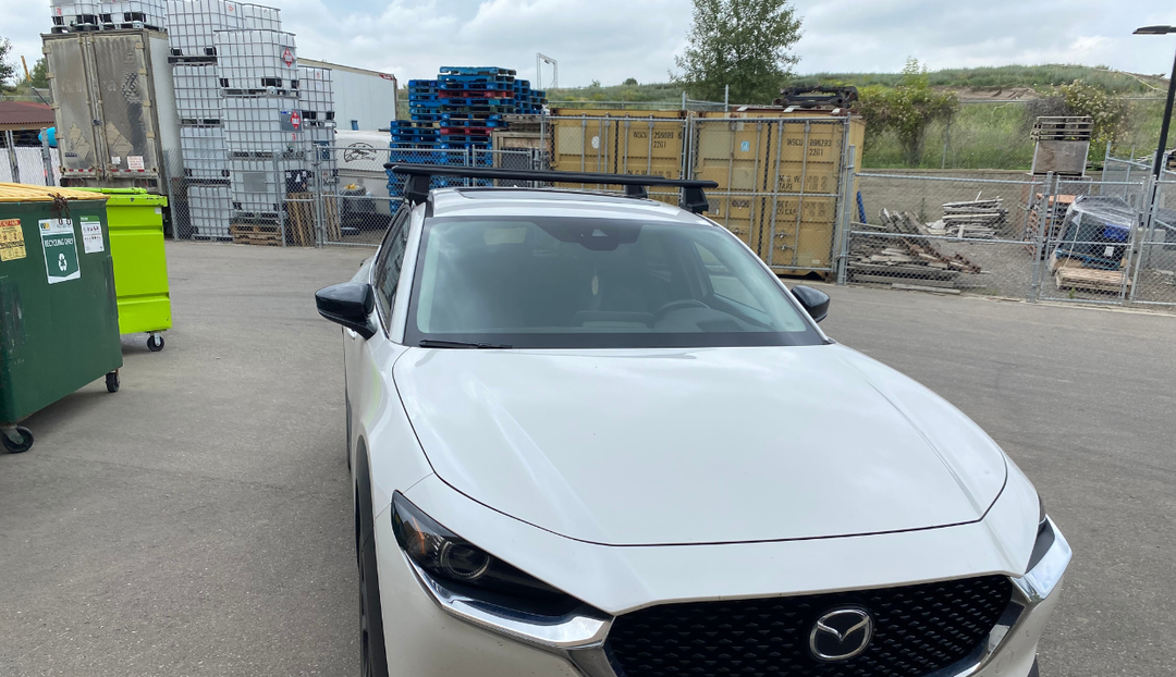 Thule Evo Fixed Point Roof Rack Installation on a 2012 Mazda CX-9