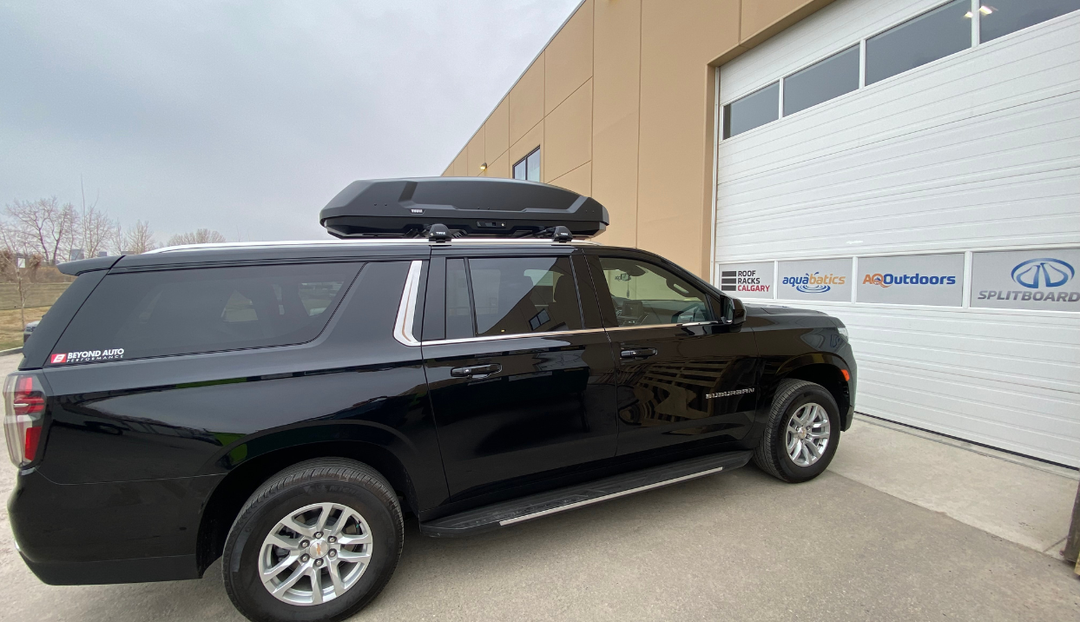 Thule Edge Flush Rail Roof Rack Installation on a 2024 Chevrolet Suburban