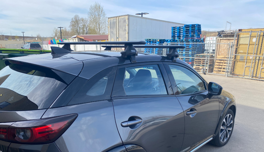 Thule Evo Clamp Roof Rack Installation on a 2025 Mazda CX-3 5-dr Hatchback