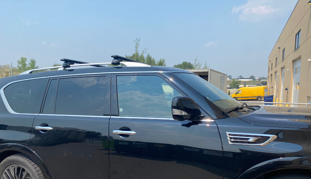 Thule Roof Rack Installation on a 2022 Infiniti QX80