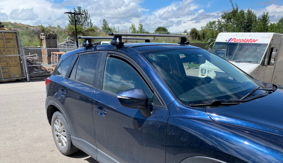 Thule Evo WingBar Roof Rack Installation on a 2016 Mazda CX-5