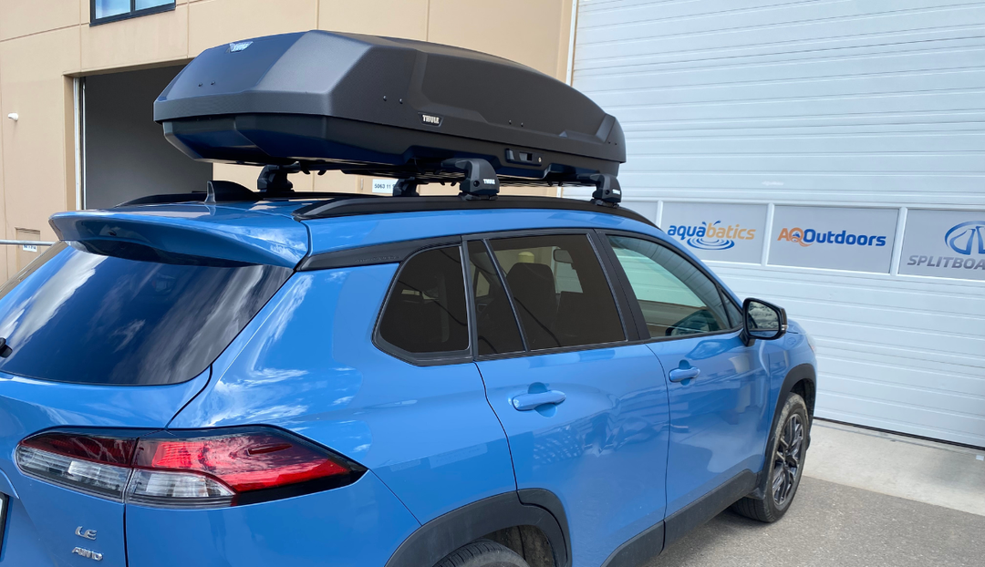 Thule WingBar Edge Roof Rack Installation on a 2026 Toyota Corolla Cross