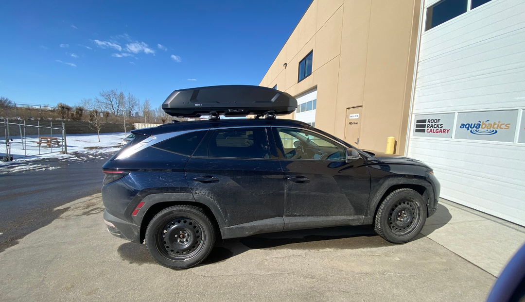 Thule Evo Flush Rail Roof Rack Installation on a 2022 Hyundai Tucson