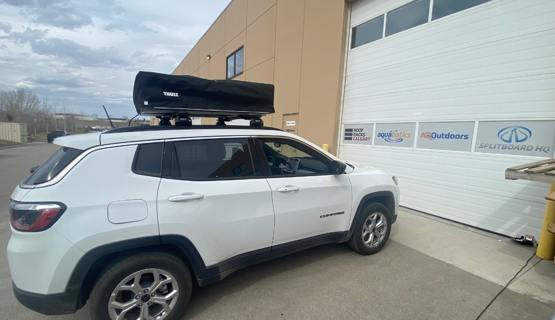 Thule Evo Flush Rail Roof Rack Installation on a 2025 JEEP Compass