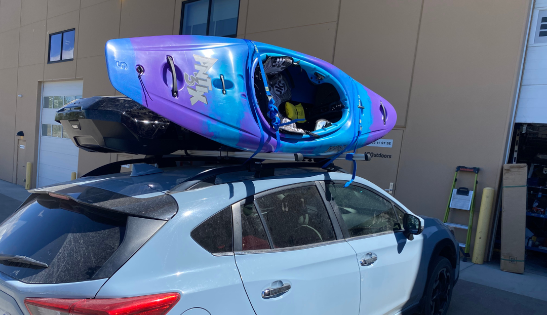 Thule Evo Raised Rail Roof Rack Installation on a 2021 Subaru Crosstrek