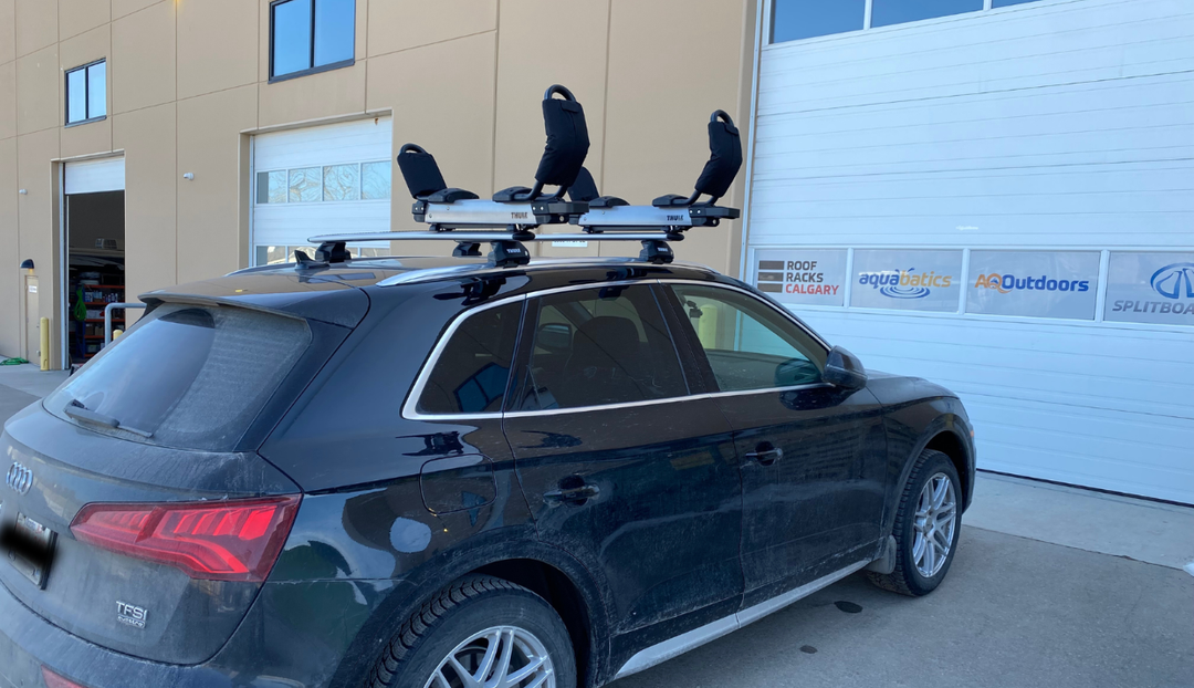 Thule Evo Flush Rail Roof Rack Installation on a 2025 AUDI Q5 Sportback