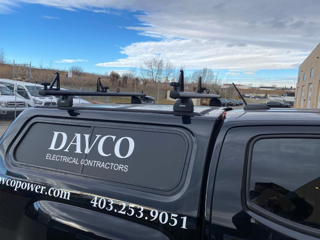 Truck Topper Rack Intallation Using Thule Top Tracks and Pro Bars