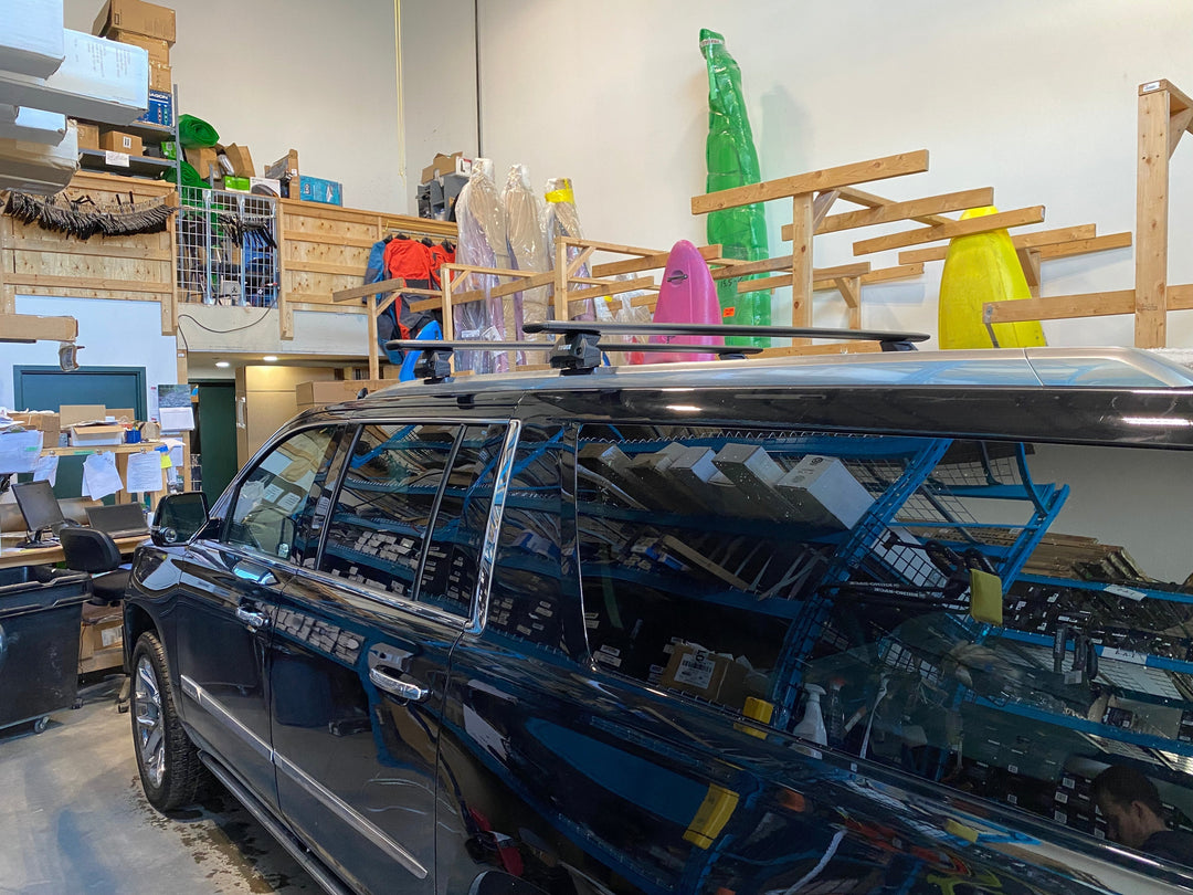 Thule Evo Flush Rail Roof Rack Installation on a 2020 Cadillac Escalade ESV