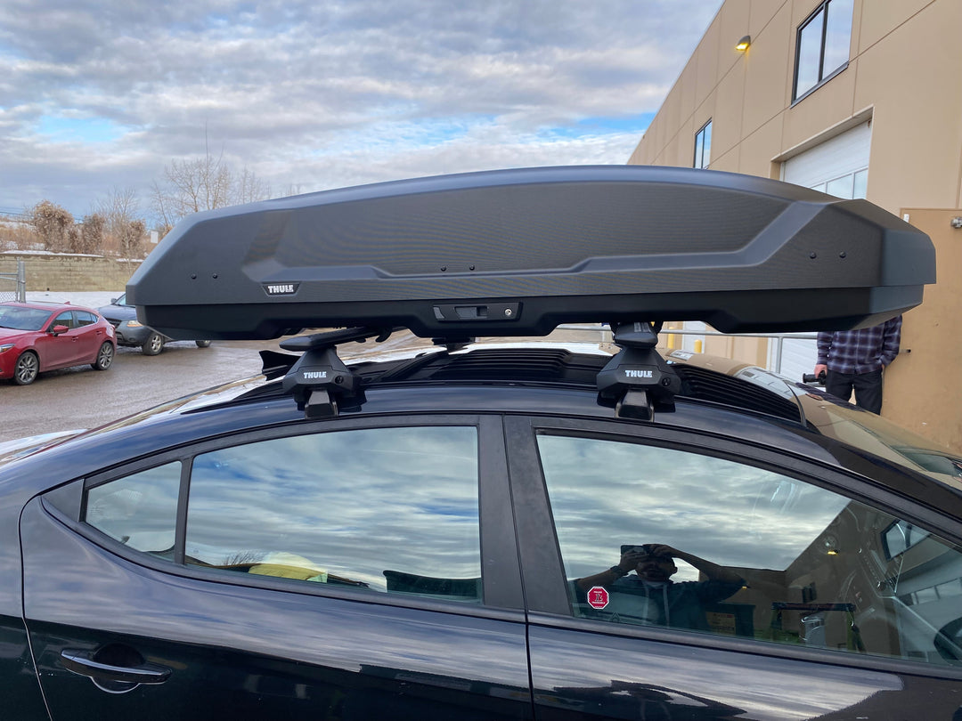 Thule Evo Clamp Roof Rack Installation on a 2018 Hyundai Elantra