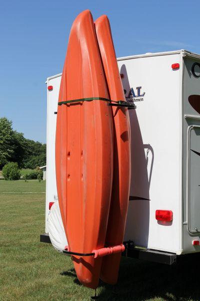 Kayak rack for RV with 2x2 hitch Kayak rack for RV with 2x2 hitch