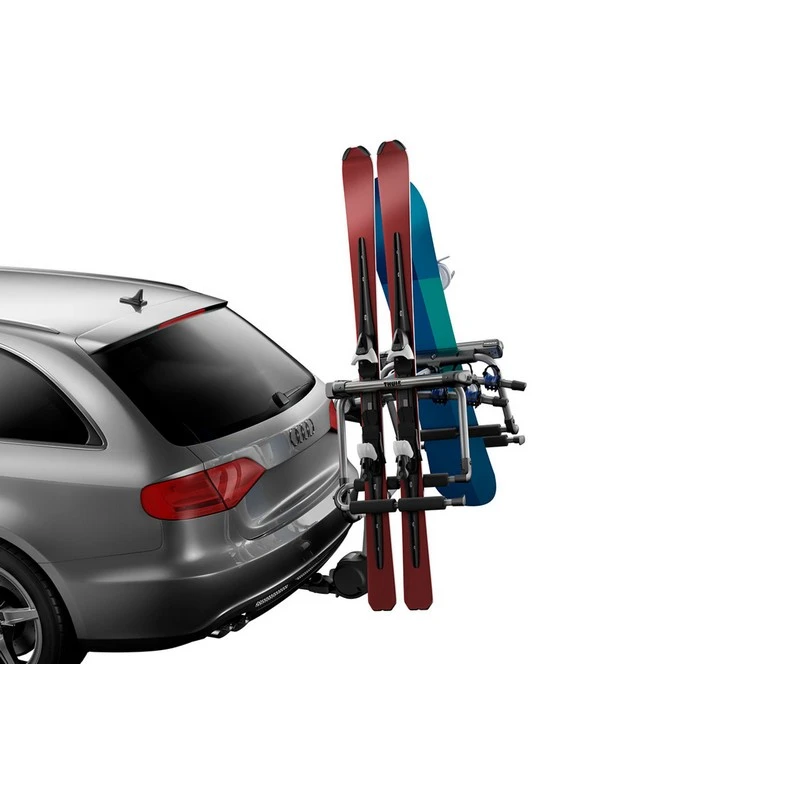 Hitch mounted ski carrier hotsell